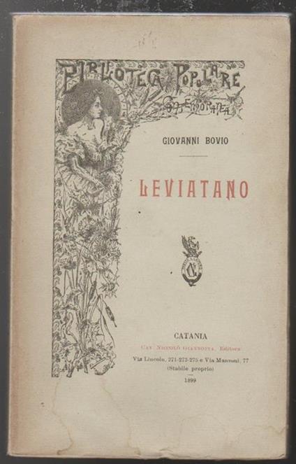 Leviatano - Giovanni Bovio - copertina