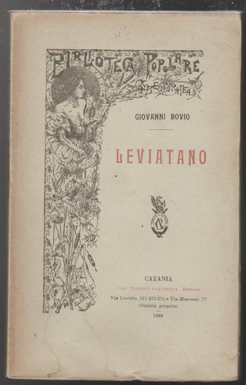 Leviatano - Giovanni Bovio - copertina