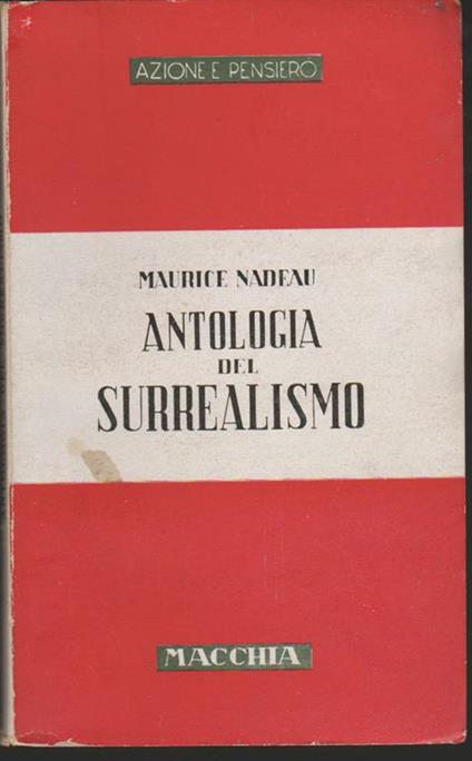 Antologia del surrealismo - Maurice Nadeau - copertina