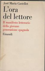 L' ora del lettore Note introduttive alla letteratura narrativa dei nostri giorni