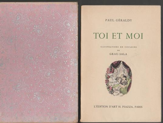 Toi et moi Illustrations en couleur de Grau-Sala - Paul Géraldy - copertina