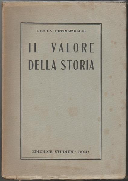 Il valore della storia - Nicola Petruzzellis - copertina