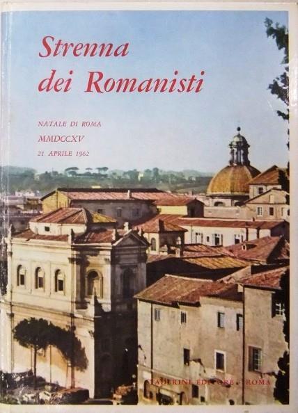 Strenna dei romanisti Natale di Roma 1962 - copertina