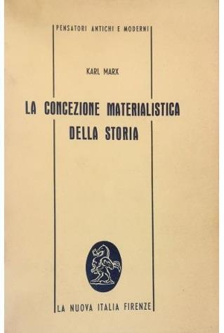 La concezione materialistica della storia Pagine scelte di filosofia politica - Karl Marx - copertina