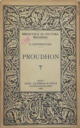 P. J. Proudhon - Giuseppe Santonastaso - copertina