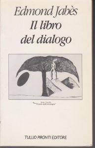 Il libro del dialogo - Edmond Jabes - copertina