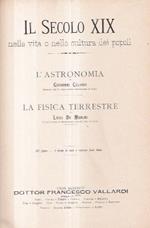 Il Secolo Xix Nella Vita E Nella Cultura Dei Popoli. La Letteratura (Poesia, Romanzo, Novelle E Tea