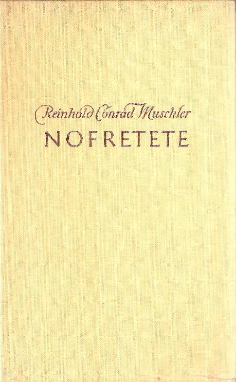 Nofretete - Reinhold Conrad Muschler - copertina