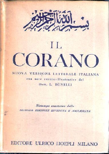 Il Corano - Luigi Bonelli - copertina
