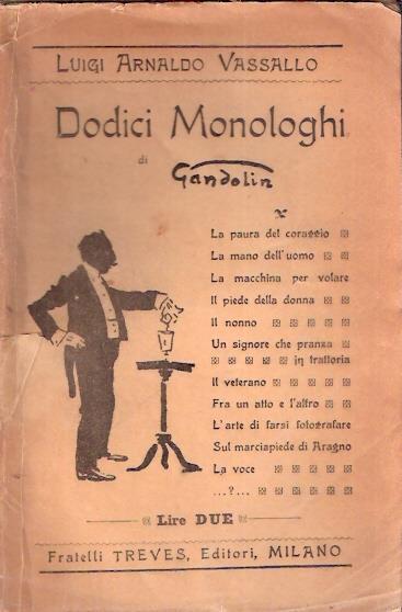 Dodici Monologhi Di Gandolin - Luigi A. Vassallo - copertina