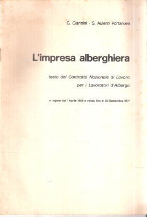 L' impresa Alberghiera - S. Giannini,S. Aulenti Portanova - copertina