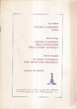 I Quaderni Della Dante N. 4. Antonio Gazzoletti (Con Scelta Di Poesie)