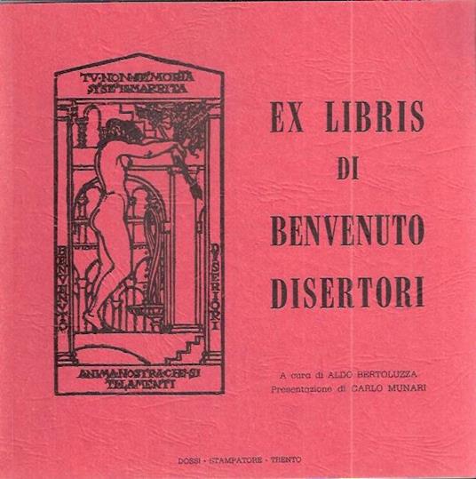Ex Libris Di Benvenuto Disertori - copertina