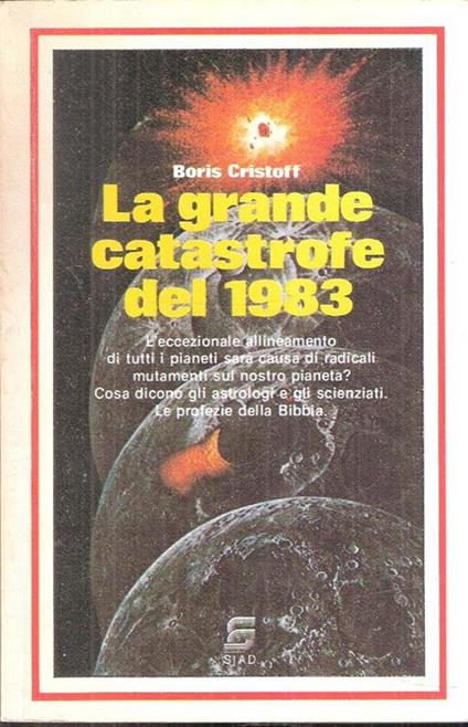 La Grande Catastrofe Del 1983 - Boris Cristoff - copertina