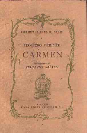 Carmen - Prosper Mérimée - copertina