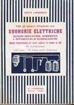 Tutti Gli Schemi D'impianto Per Suonerie Elettriche. Quadri Indicatori, Apriporta E Apparecchi Di Segnalazione