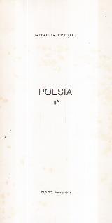 Poesia Iii - Raffaella Pisetta - copertina