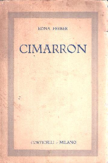Cimarron - Edna Ferber - copertina