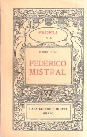 Federico Mistral - Mario Chini - copertina