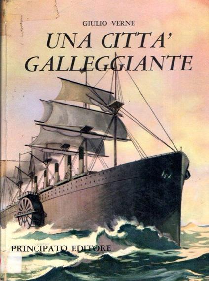 Una Città Galleggiante - Jules Verne - copertina