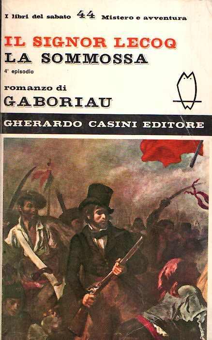 Il Signor Lecoq - La Sommossa - Émile Gaboriau - copertina