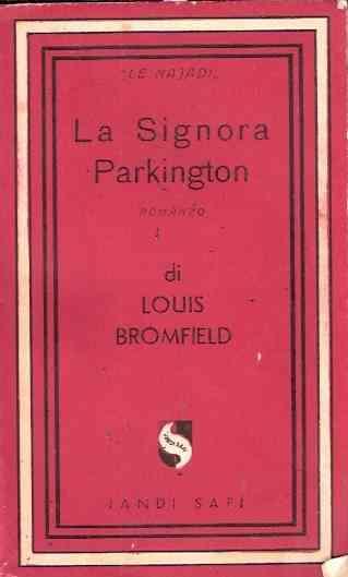 La Signora Parkington - Louis Bromfield - copertina