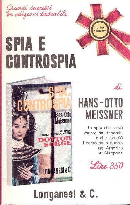 Spia E Controspia - Hans-Otto Meissner - copertina