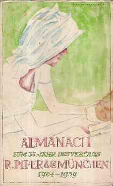 Almanach Zum 35. Jahr Des Verlags R. Piper & C Munchen 1904-1939 - copertina