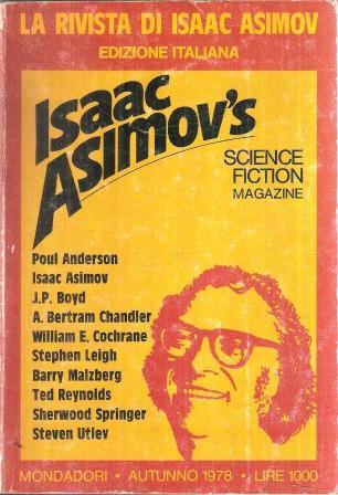 Isaac Asimov's Science Fiction Magazine Autunno 1978 - copertina