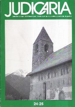 Judicaria N. 24-25 - copertina