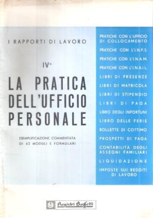 La Pratica Dell'ufficio Personale - copertina