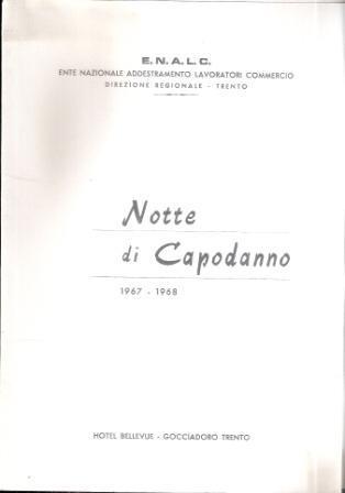 Menù Per La Notte Di Capodanno 1967-1968 - copertina