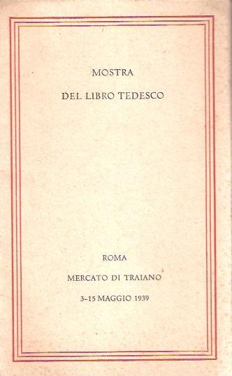 Mostra Del Libro Tedesco - copertina