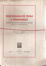 Responsabilità Civile E Previdenza Vol. Xxviii