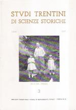 Studi Trentini Di Scienze Storiche 3/87 - Sezione Prima