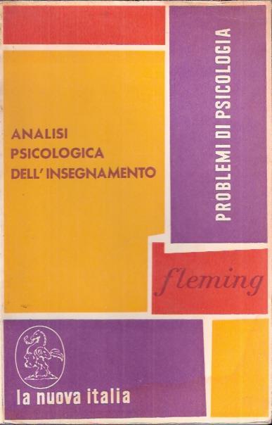 Analisi Psicologica Dell'insegnamento - Charlotte M. Fleming - copertina