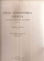 Folia Osteopathica Selecta Quae Raros Et Oncologicos Casus Afferunt Series Iii