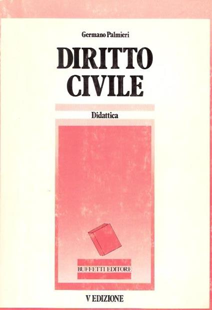 Diritto Civile. Didattica - Germano Palmieri - copertina