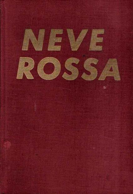 Neve Rossa - Gunter Hofé - copertina