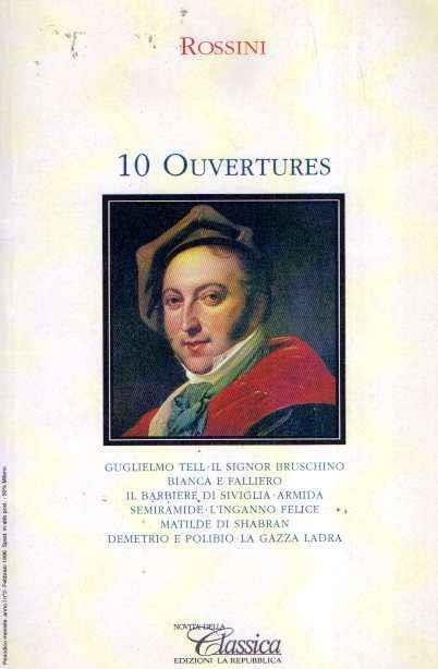 10 Ouvertures - Rossini - Michelamgelo Zurletti - copertina