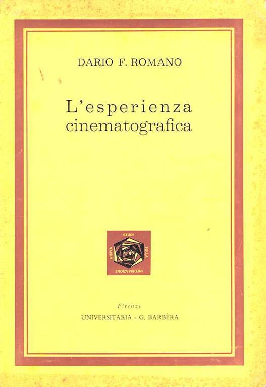 L' Esperienza Cinematografica - Dario F. Romano - copertina