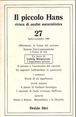 Il Piccolo Hans Rivista Di Analisi Materialistica N. 27/80