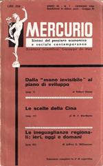 Mercurio Sintesi del Pensiero Economico e Sociale Contemporaneo