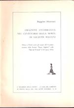 Orazione Celebrativa nel Centenario della Morte di Giusepp Mazzini