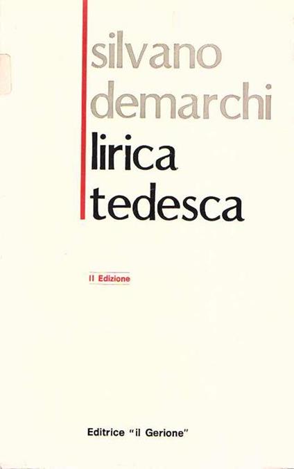 Lirica Tedesca - copertina