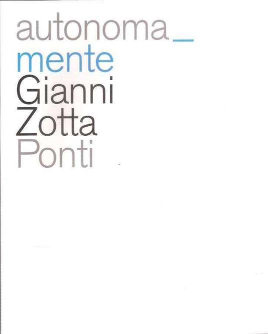 Ponti - Gianni Zotta - copertina