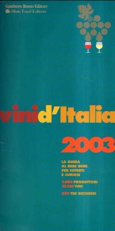 Vini d'Italia 2003 - copertina