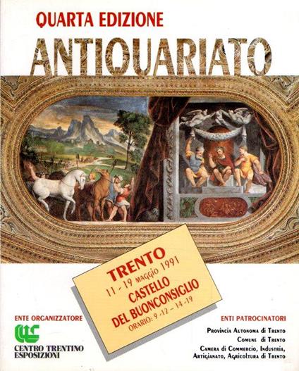 Quarta Edizione Antiquariato Trento - copertina