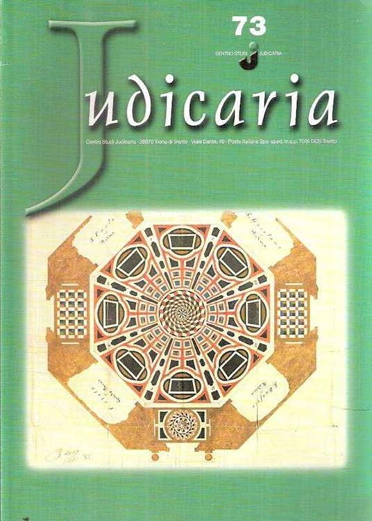 Judicaria N. 73 - copertina