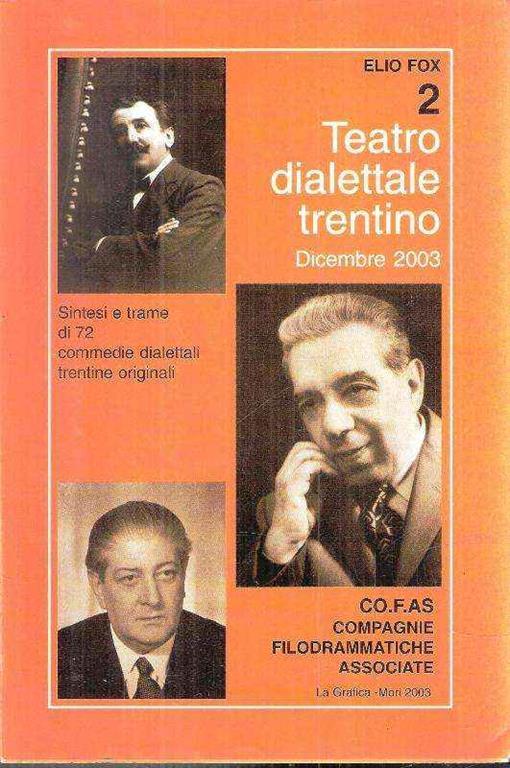 Teatro Dialettale Trentino 2 - Elio Fox - copertina